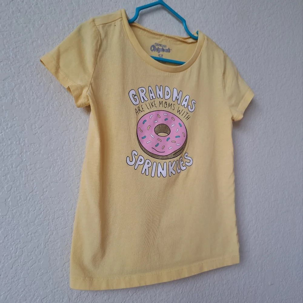 Oshkosh B'gosh Girls Grandma Tee Size 5T